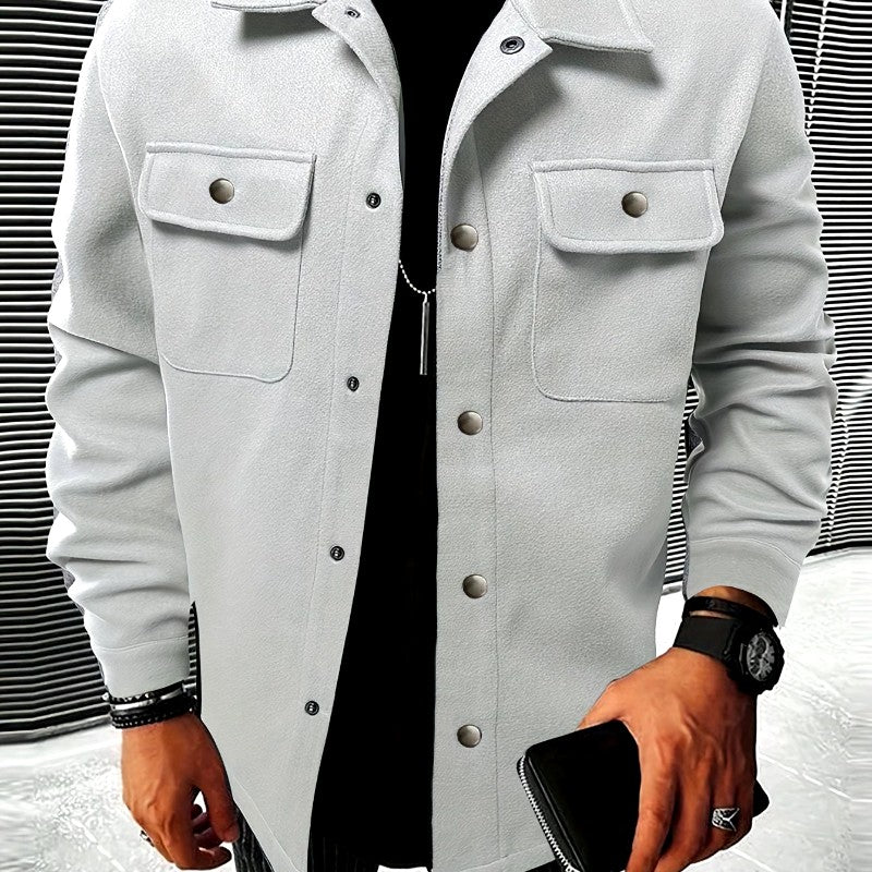 Abel - Men's Button Front Casual Jacket 5