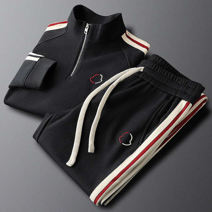 Aiden - Men's Half-Zip Stripe Tracksuit