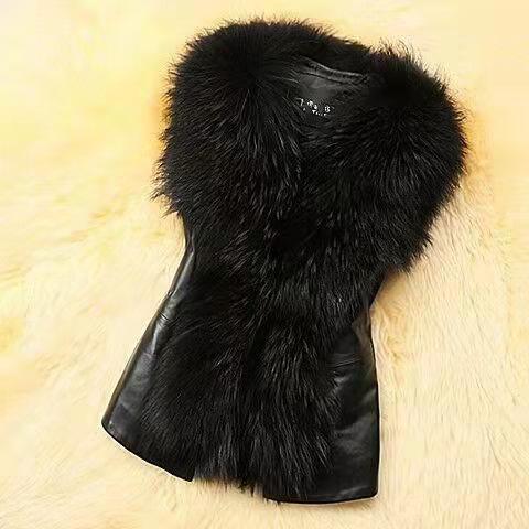 Aika - Women's Faux Fur Sleeveless Vest 1