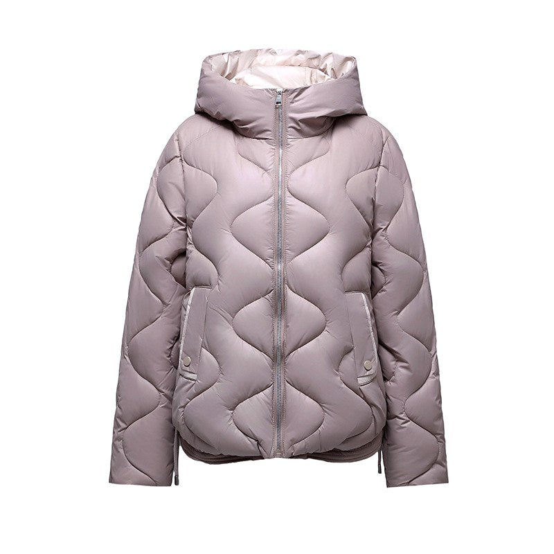 Ailyn - Women's Quilted Windbreaker with Stand Collar 8