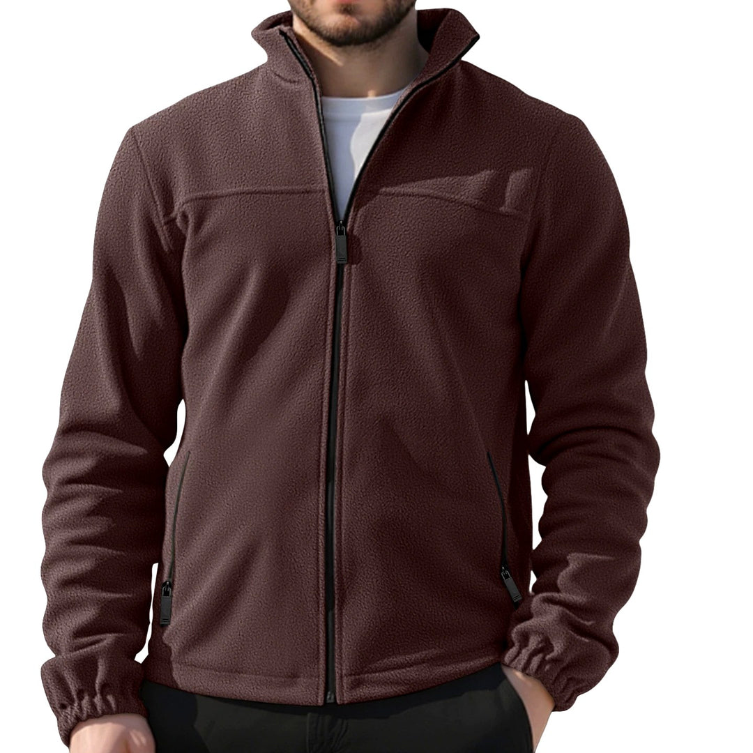 Alfie - Men's Stand Collar Fleece Zip Jacket 10