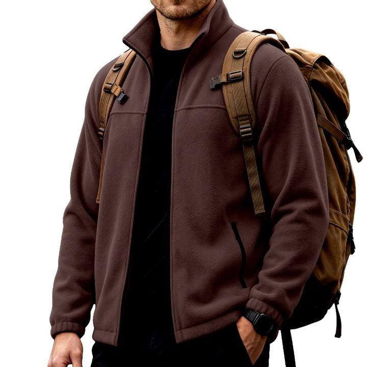Alfie - Men's Stand Collar Fleece Zip Jacket 14