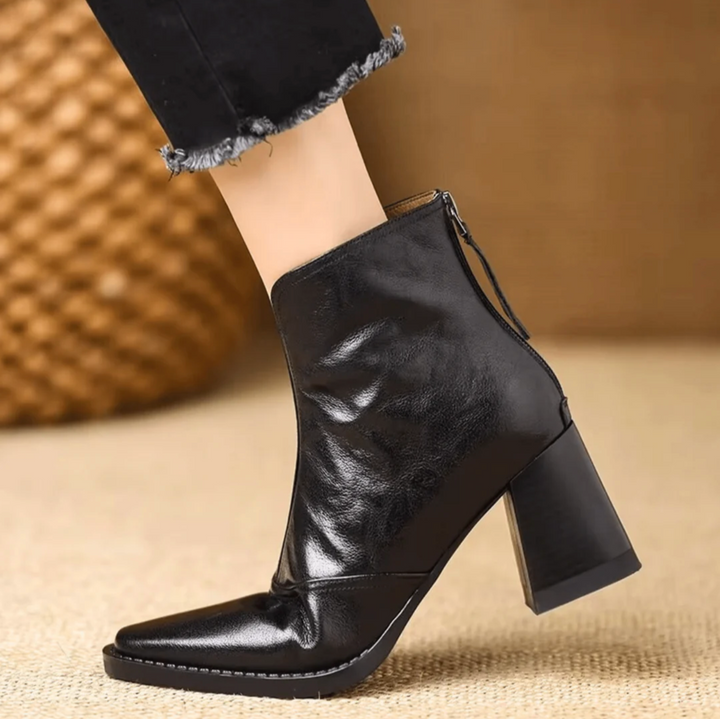 Alice - Women's Platform Block Heel Ankle Boots
