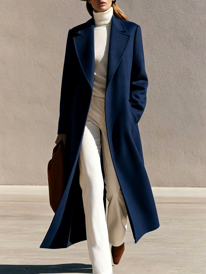 Amanda - Women’s Long Tailored Wool Coat 4