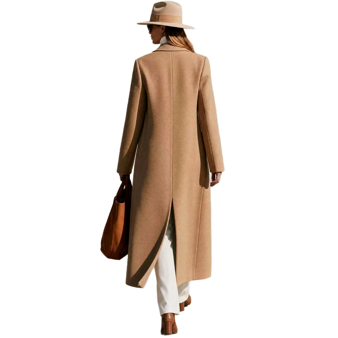 Amanda - Women’s Long Tailored Wool Coat 9