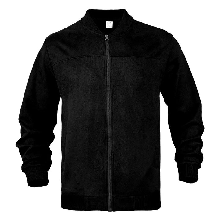 Andre - Men's Suede Look Bomber Jacket 2