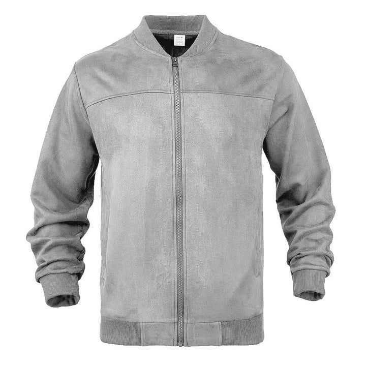 Andre - Men's Suede Look Bomber Jacket 3