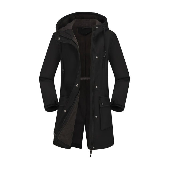 Angeline - Women's Hooded Zip-Up Multi-Pocket Utility Jacket 3