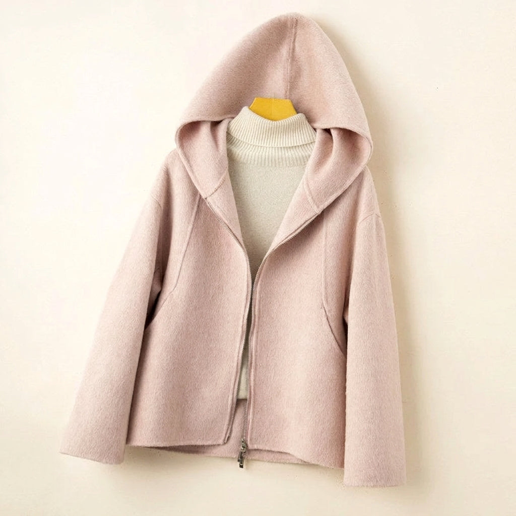 Anicka - Women’s Wool Hooded Zip-Up Jacket 2