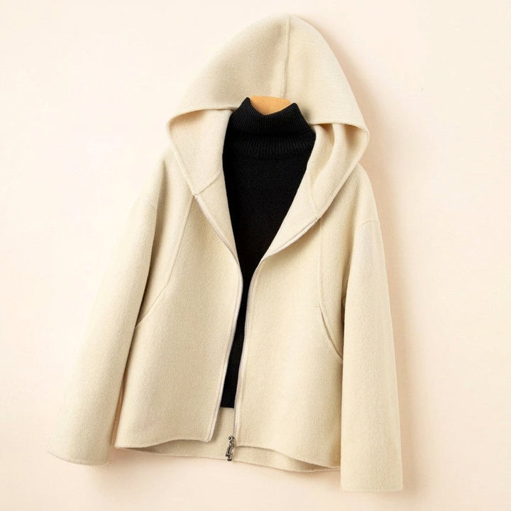Anicka - Women’s Wool Hooded Zip-Up Jacket 4