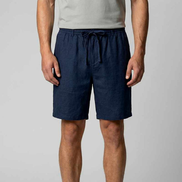 Arden - Men's Linen Beach Bermuda Shorts