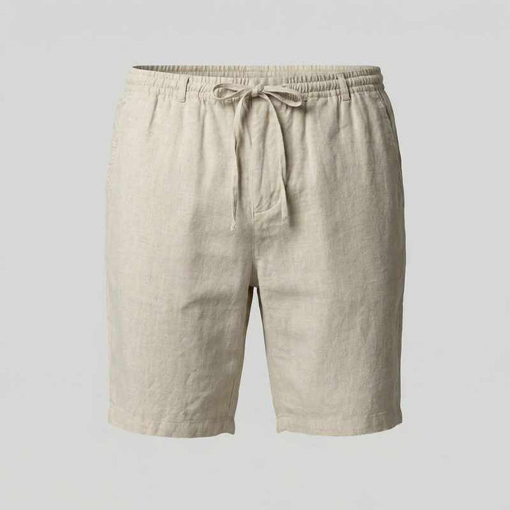 Arden - Men's Linen Beach Bermuda Shorts