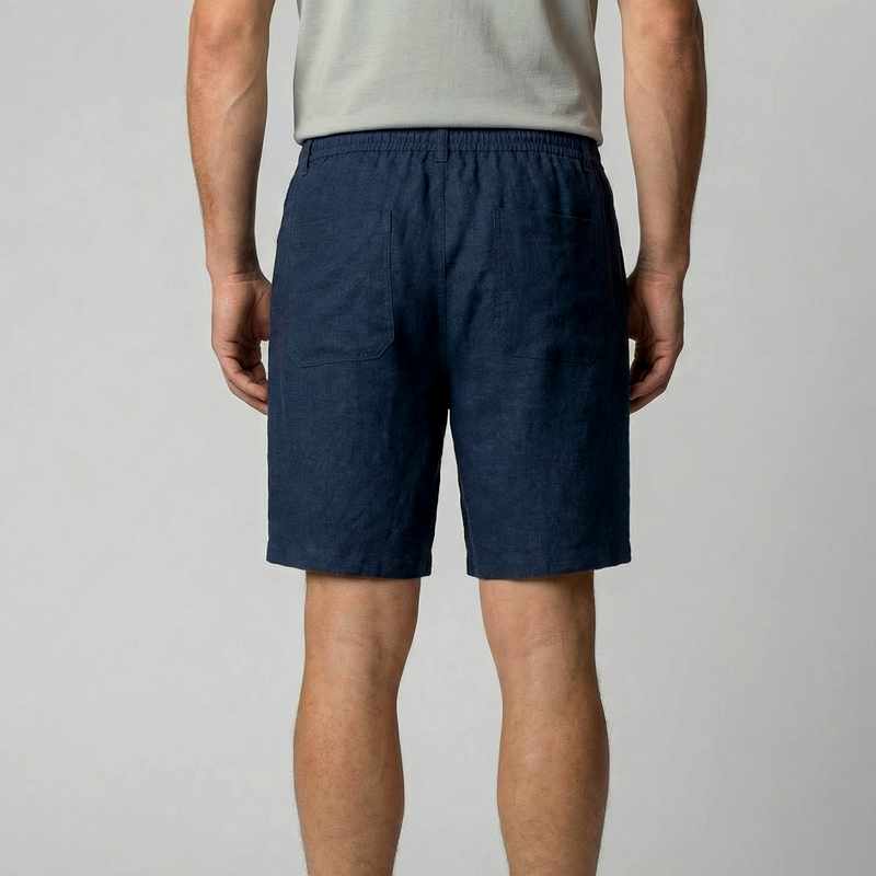 Arden - Men's Linen Beach Bermuda Shorts