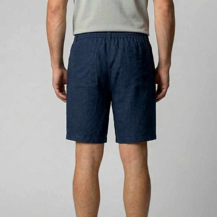 Arden - Men's Linen Beach Bermuda Shorts