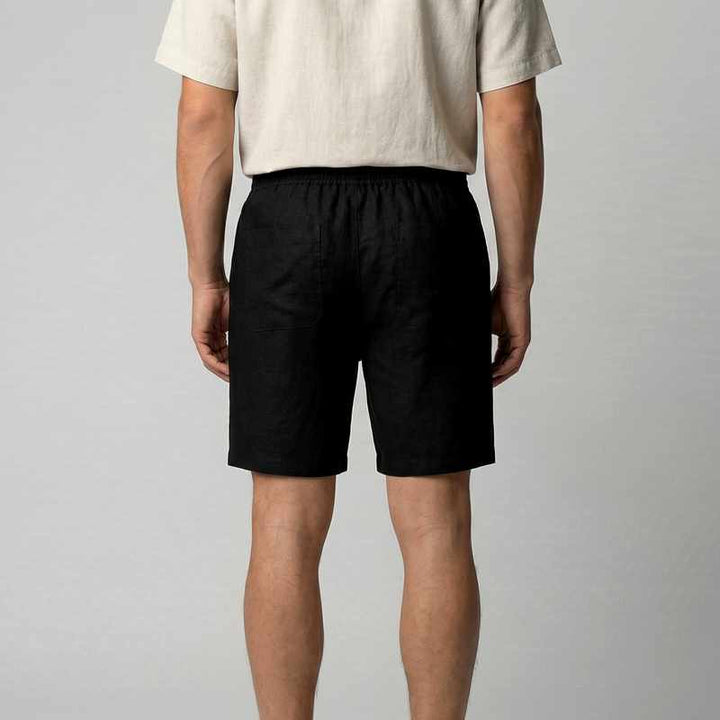 Arden - Men's Linen Beach Bermuda Shorts