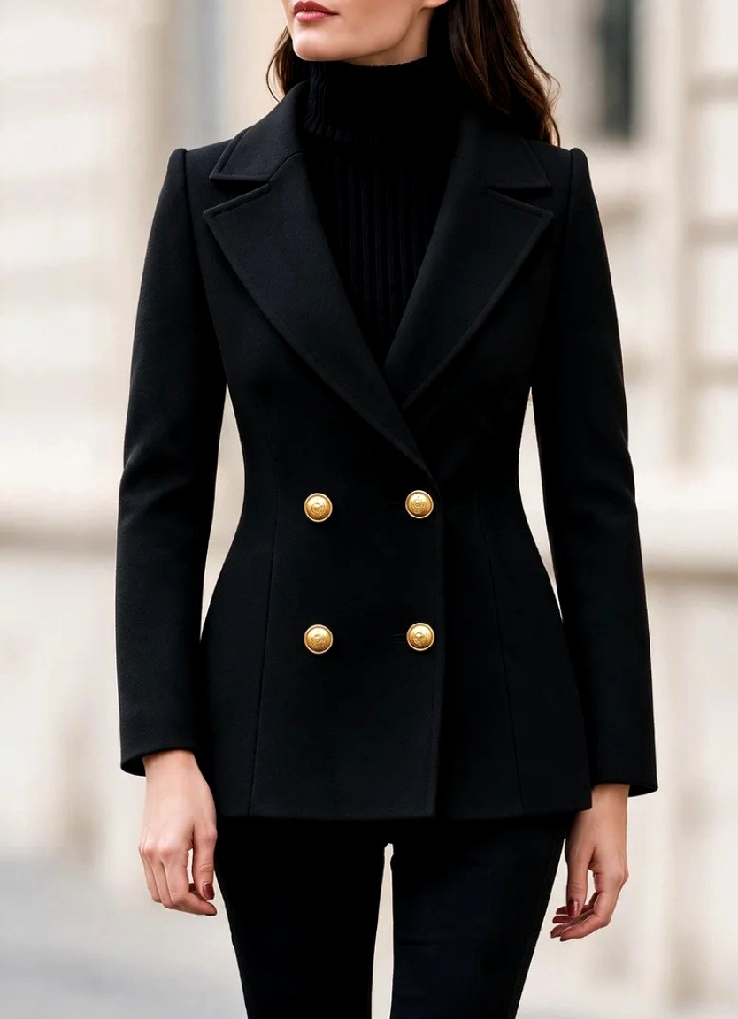 Ava - Women's Double-Breasted Tailored Blazer 4