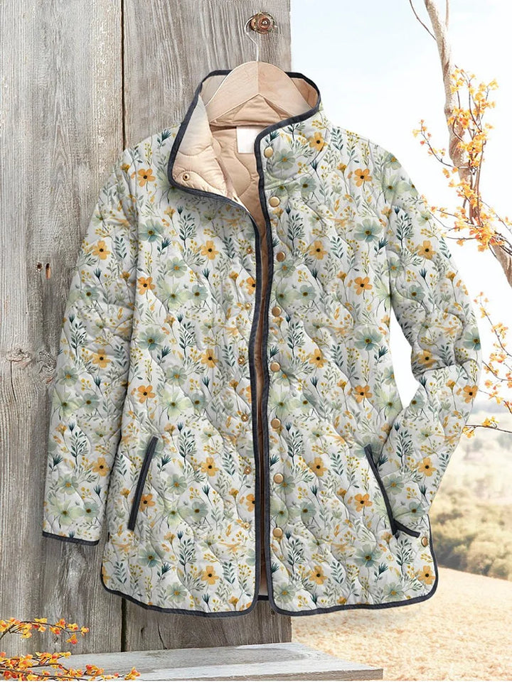 Beatrice - Women's Floral Quilted Jacket