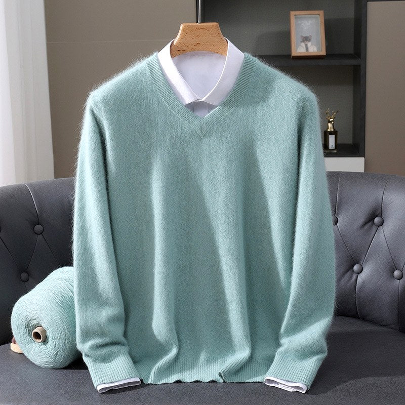 Bellamy - Men’s Cashmere V-Neck Sweater 2