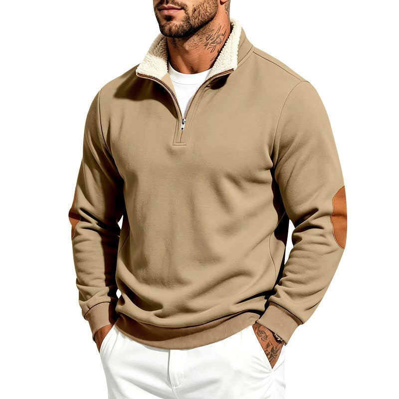 Benson - Men’s Quarter-Zip Fleece-Lined Pullover 4