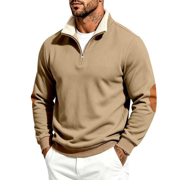 Benson - Men’s Quarter-Zip Fleece-Lined Pullover 4
