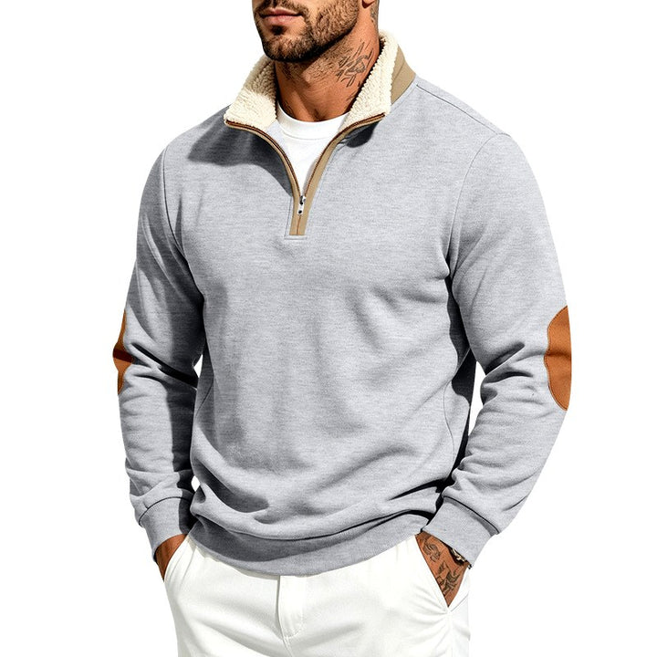 Benson - Men’s Quarter-Zip Fleece-Lined Pullover 5