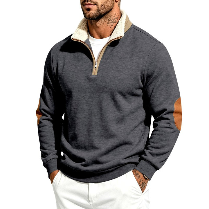 Benson - Men’s Quarter-Zip Fleece-Lined Pullover 6