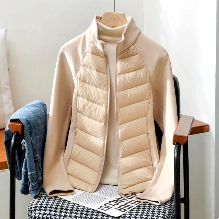 Berenice - Women’s Quilted Stand Collar Puffer Jacket 1