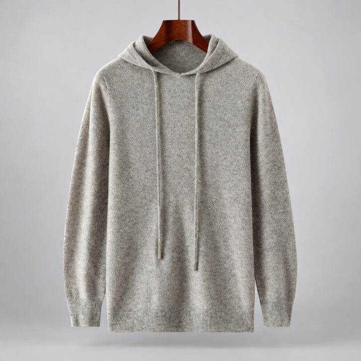 Brent - Men's Wool Hooded Knit Sweater 1