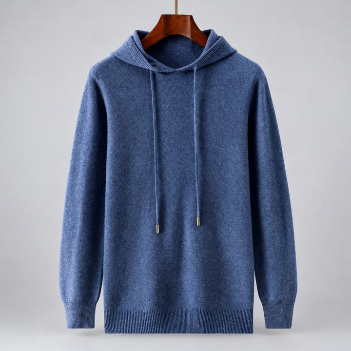 Brent - Men's Wool Hooded Knit Sweater 2