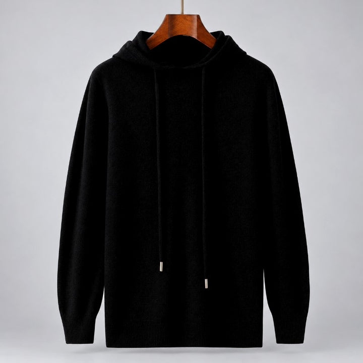 Brent - Men's Wool Hooded Knit Sweater 3