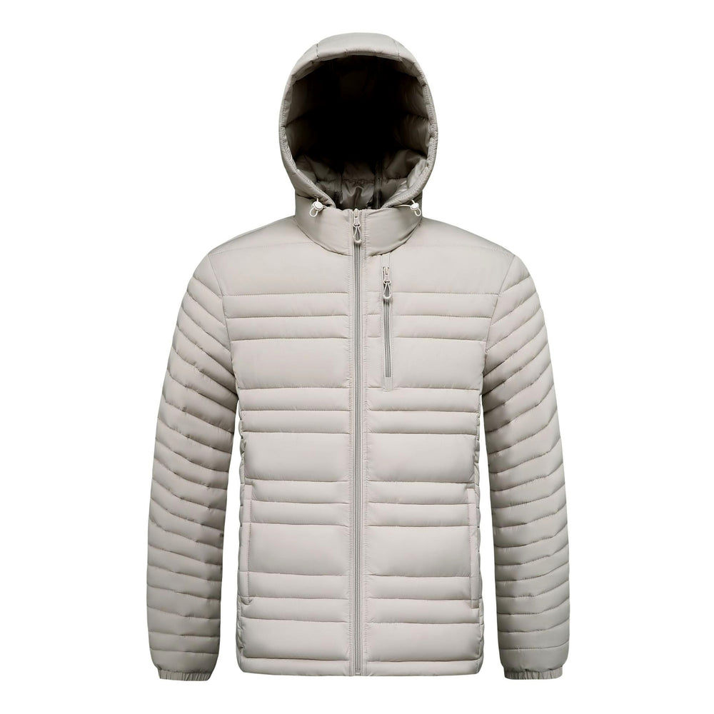 Brett - Men's Winter Hooded Puffer Jacket with Zip Pockets 2