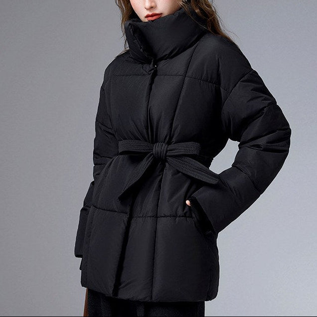 Brittany - Women's Belted Padded Jacket 7