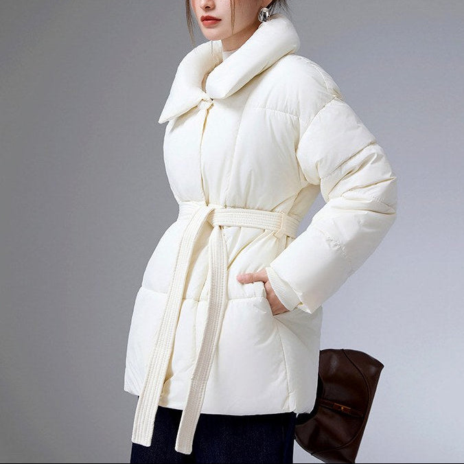 Brittany - Women's Belted Padded Jacket 8