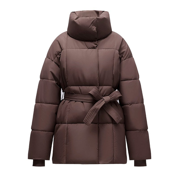 Brittany - Women's Belted Padded Jacket 9