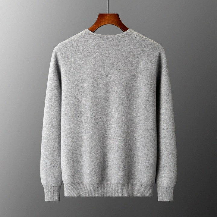 Bryan - Men's Wool Button-Front Knit Cardigan