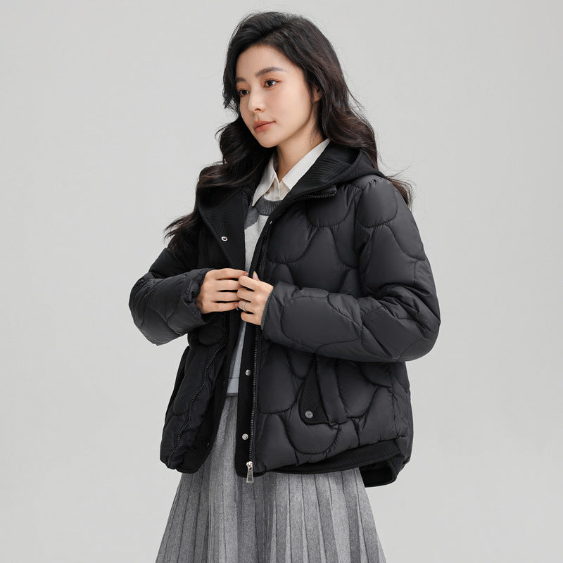 Brynlee - Women's Scallop Quilted Puffer Jacket 1