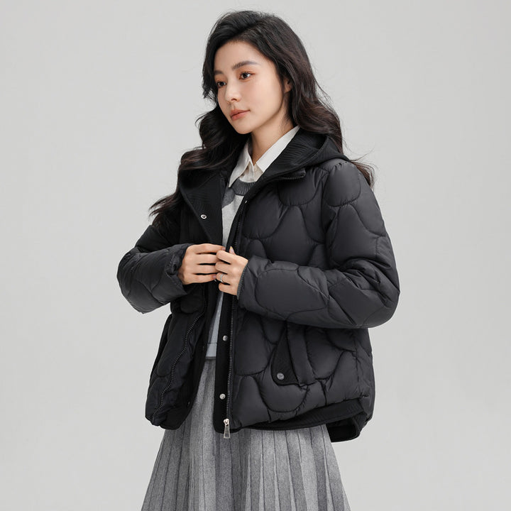 Brynlee - Women's Scallop Quilted Puffer Jacket 1