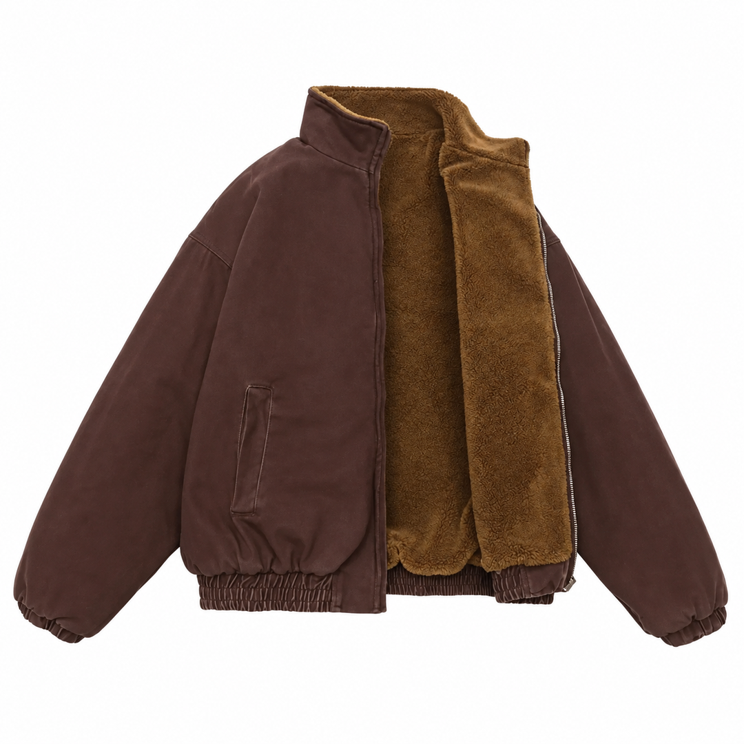 Caleb - Men's Winter Jacket with Plush Fleece Lining