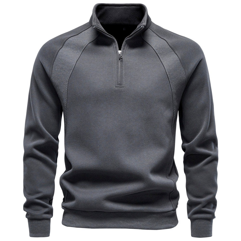 Cannon - Men's Half-Zip Stand Collar Sweatshirt 1