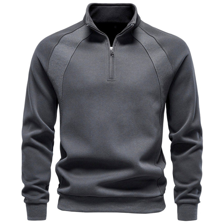 Cannon - Men's Half-Zip Stand Collar Sweatshirt 1