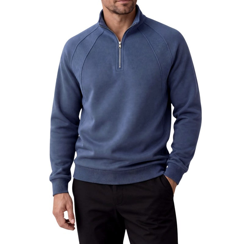 Cannon - Men's Half-Zip Stand Collar Sweatshirt 5