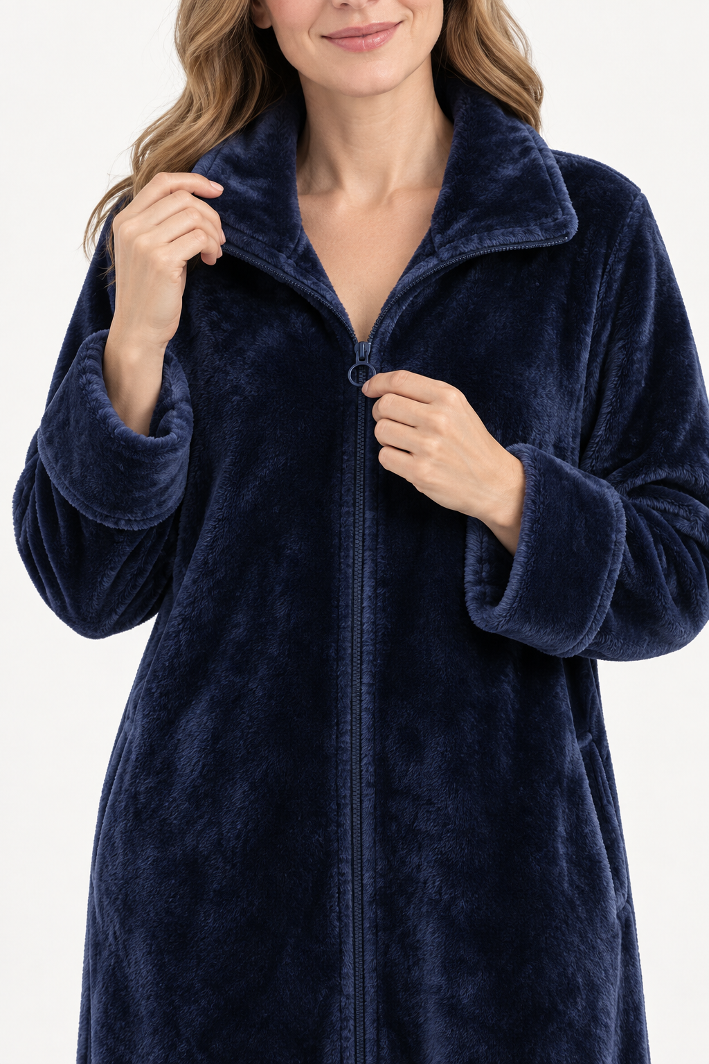 Carla - Women’s Plush Full-Length House Coat
