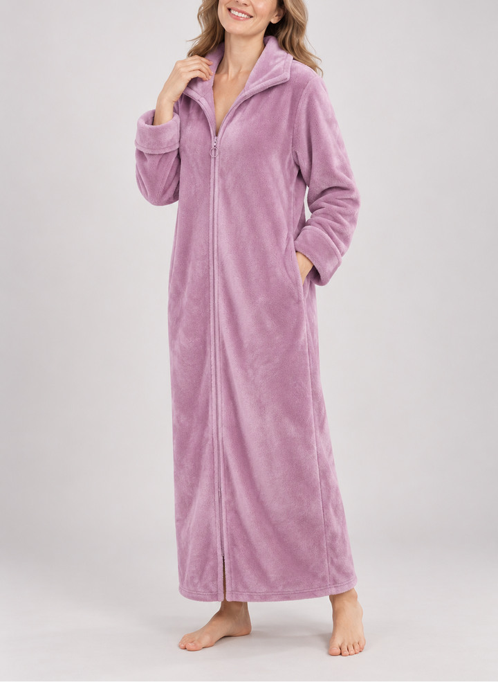 Carla - Women’s Plush Full-Length House Coat