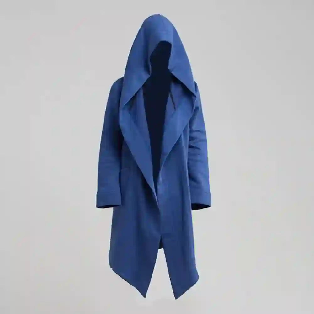 Casper - Men's Hooded Open-Front Longline Cardigan