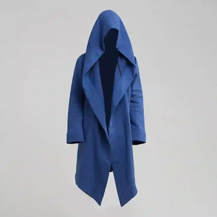Casper - Men's Hooded Open-Front Longline Cardigan