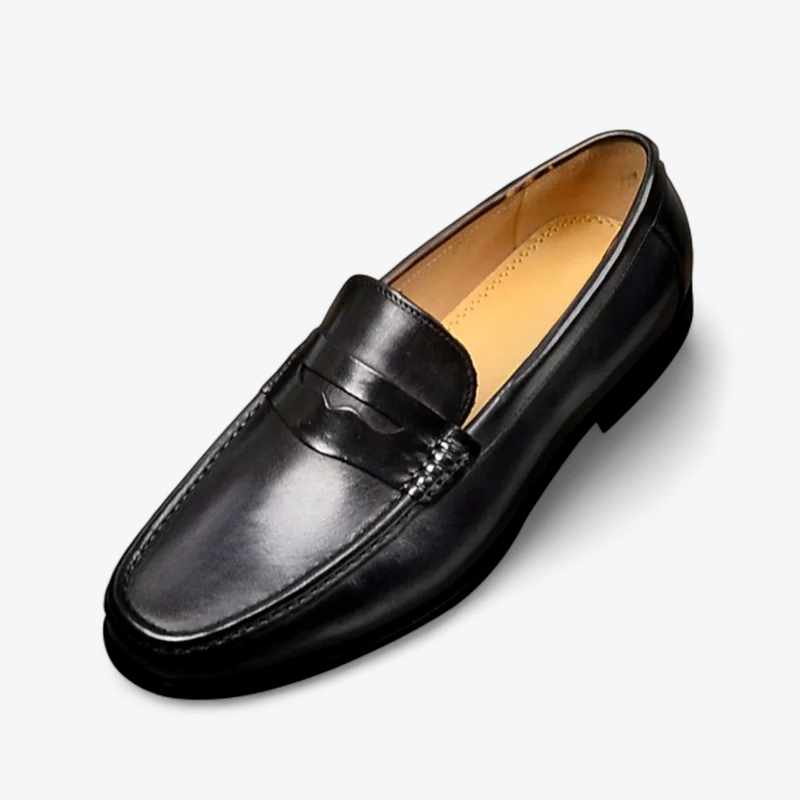 Cedric - Men's Leather Penny Loafers