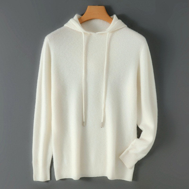 Chadwick - Men's Wool Loose Fit Hooded Sweater 5