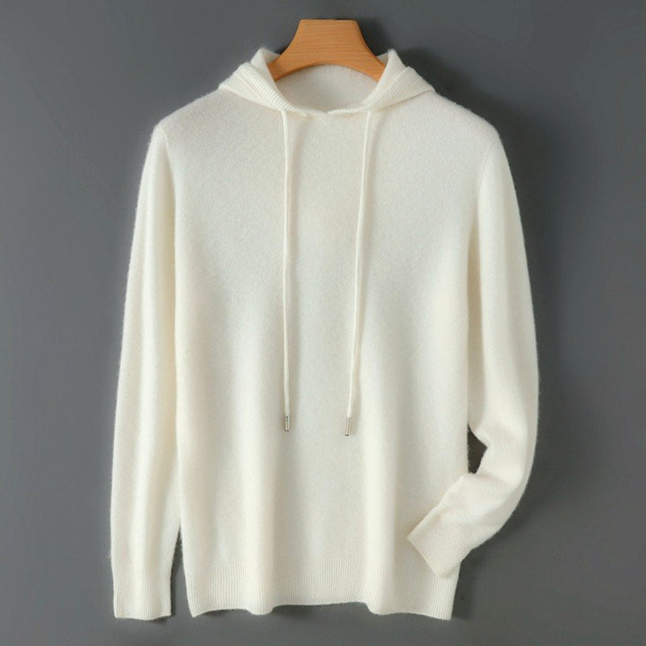 Chadwick - Men's Wool Loose Fit Hooded Sweater 5