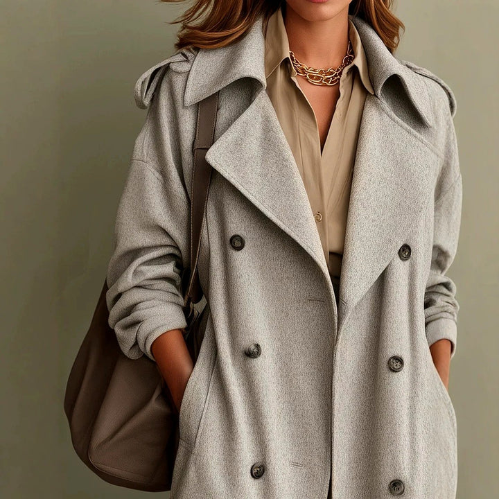 Chelsea - Women's Double-Breasted Longline Coat 5