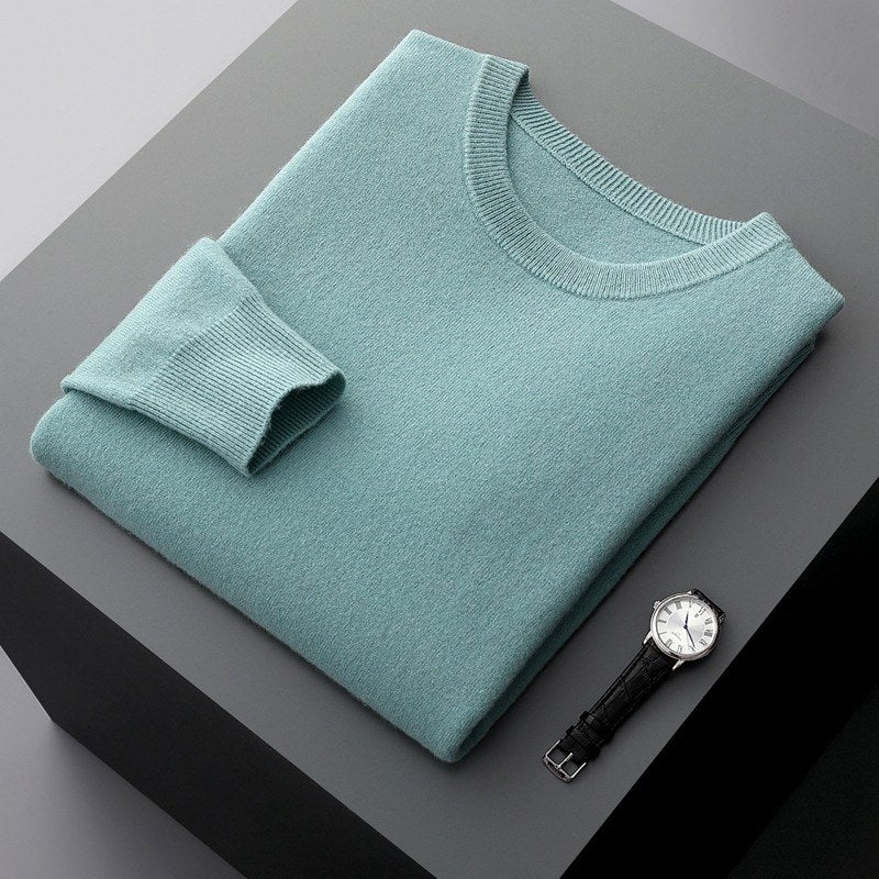 Chris - Men’s Wool Crew Neck Sweater 3